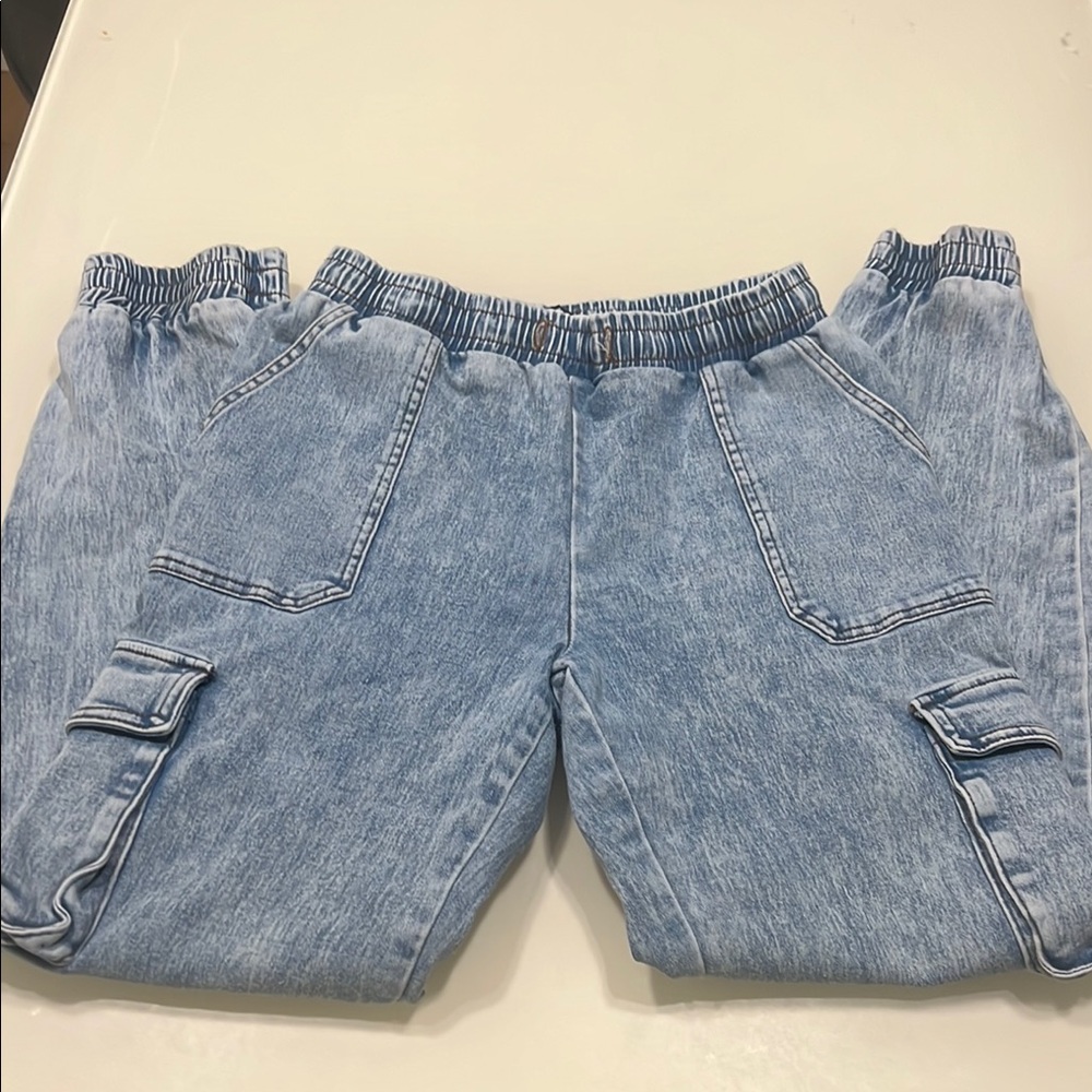 Forever 21 Light Blue Joggers